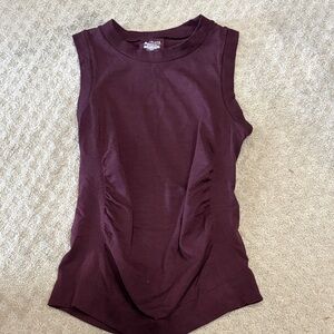 Athleta Deep Burgundy Sleeveless Tank Top